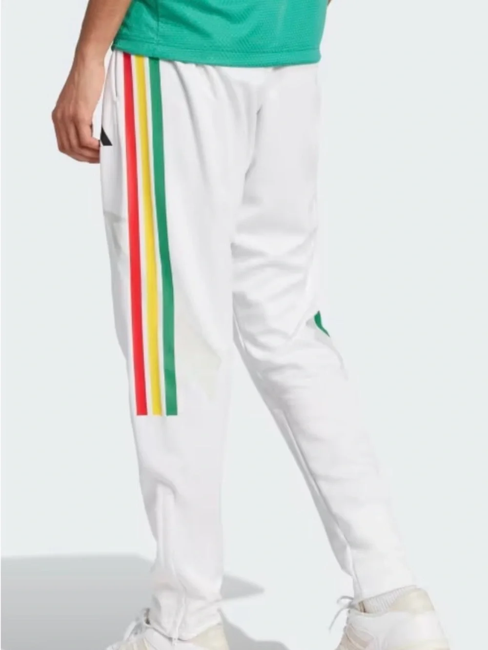 ADIDAS House of Tiro Nations Pack Pants White,red,gold,green Men’s sz L NEW!